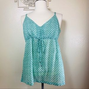Tommy Bahama Womens Aqua Cami Top